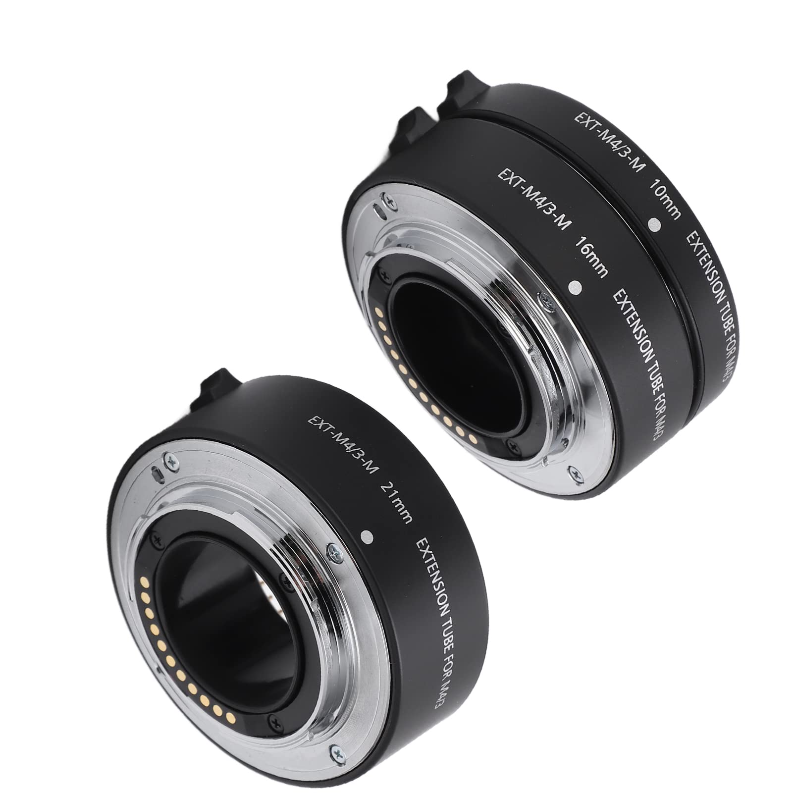 Tubos de extensión Macro para, Anillos adaptadores de aleación de Aluminio de 10 mm, 16 mm, 21 mm con contactos electrónicos, convertidor de Lentes de Primer Plano para