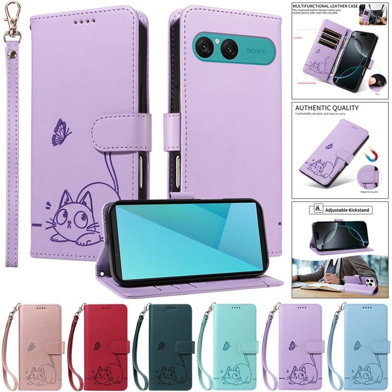 Étui pour Sony Xperia 5 IV violet qui protège l'écran des rayures - 2