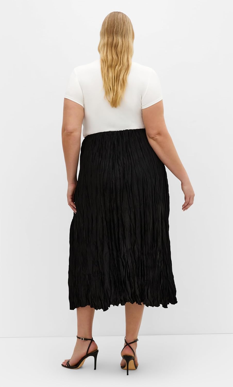 City Chic Women's Plus Size Skirt - Imogen Pleat Midi - Image 3