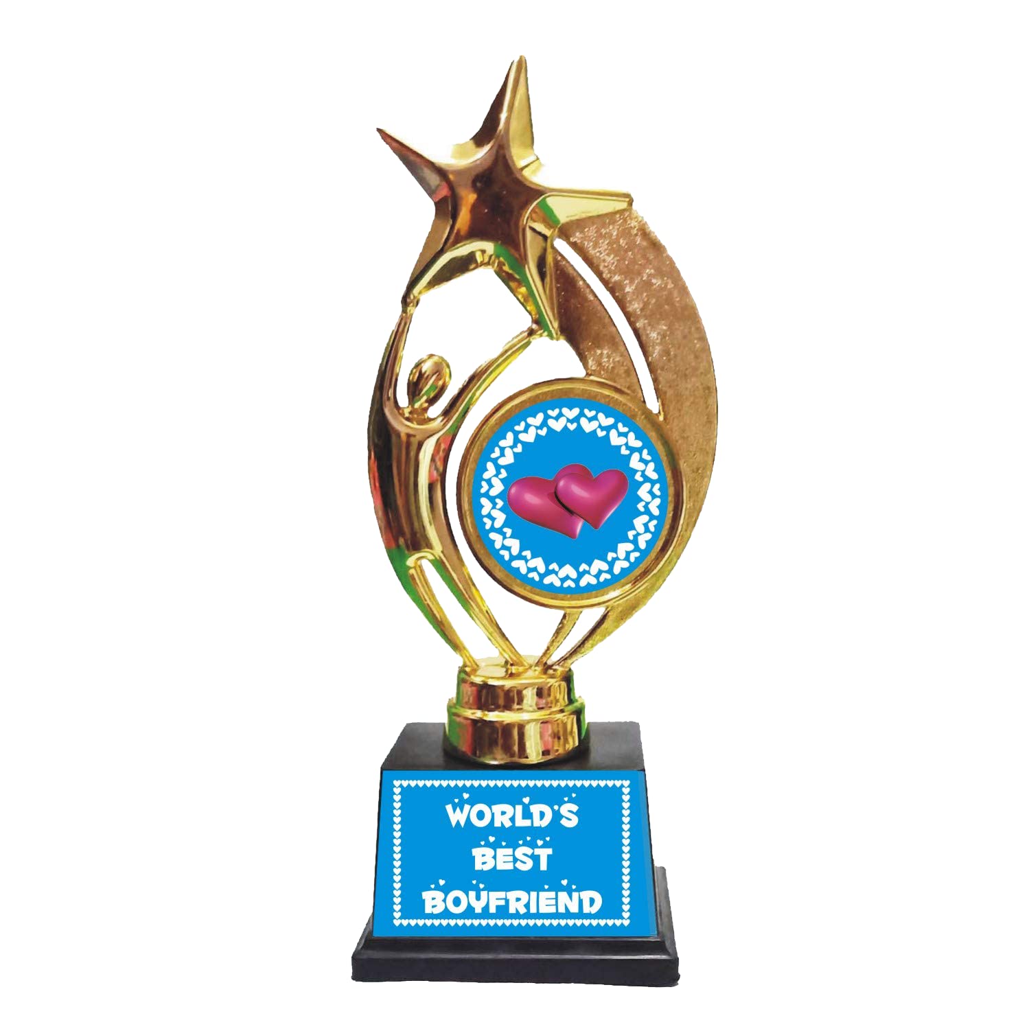 Family Shoping Valentine Gift for Boyfriend Special Worlds Best Boyfriend Trophy Medal Award for Lover (B083RGSKFV) Amazon Price History, Amazon Price Tracker