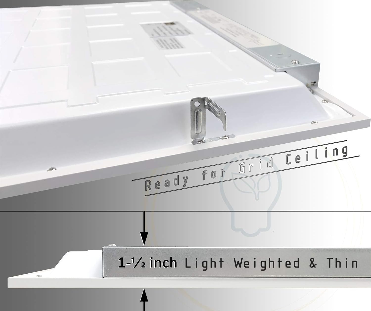 2ft-by-2ft LED Backlit Troffer Panel Light, 35W 5000K, 4550lm, 0-10V Dimming, 4-Pack 2ft-by-2ft LED Backlit Troffer Panel Light, 35W 5000K, 4550lm, 0-10V Dimming, 4-Pack