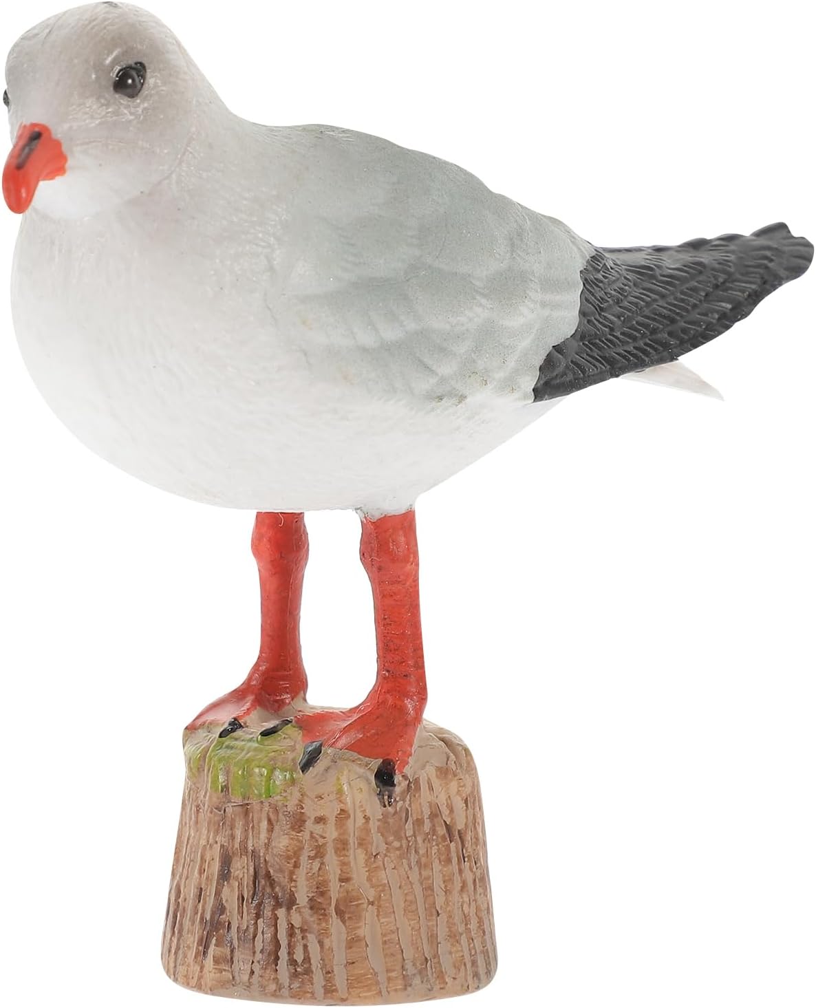 Small Seagull Statue Nautical Bird Figurine White Seagull Statue Miniature Seagull Figure Ornaments Desk Seagull Figure Decorations