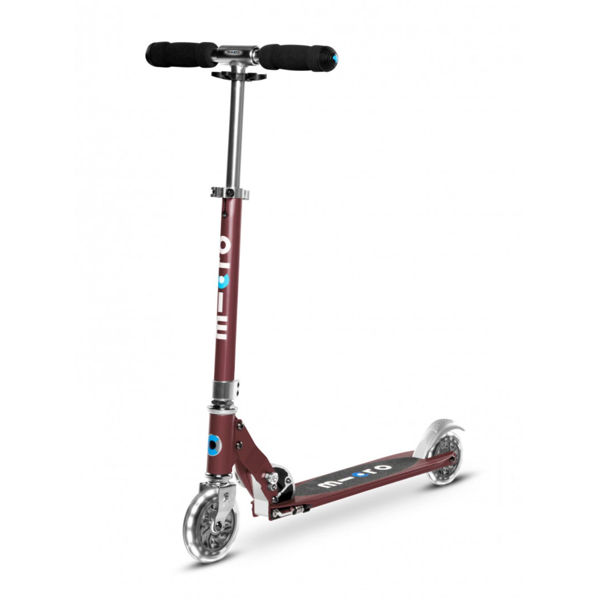 micro™ Sprite LED Kinder Kinderscooter | Cityroller mit LED-Rollen | klappbar und Lenker höhenverstellbar | ab 5 J. | Tretroller in 6 Farben erhältlich