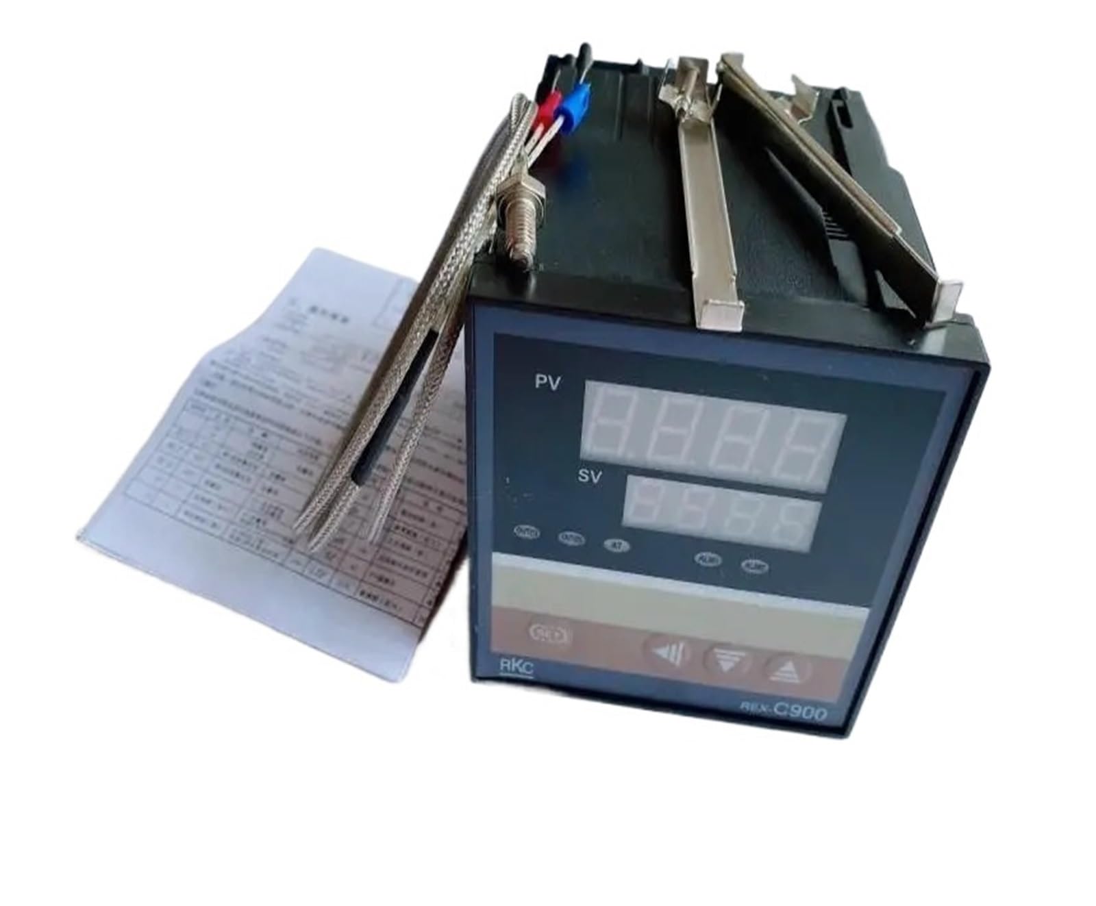 REX-C900 RKC PID Temperature controller REX-C900FK02-M*AN Relay output/REX-C900FK02-V*AN SSR output +1M thermocouple probe K AUOQKQUT(SSR output)