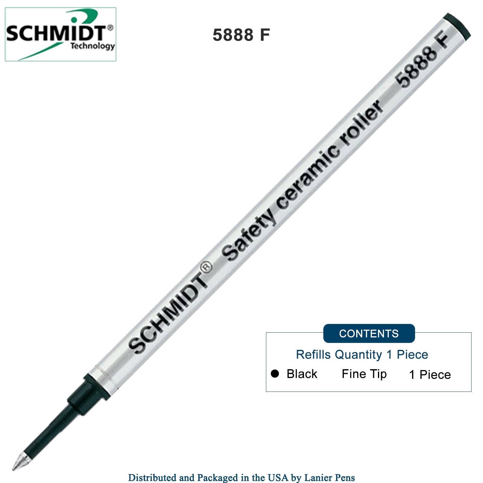 Amazon.com : Schmidt 5888 Safety Ceramic Rollerball Metal Refill
