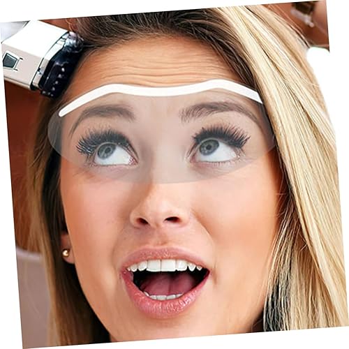 Miniatura 5 de Protector facial transparente para peluquería reutilizable para corte de pelo, cubierta de ojos que protege contra el tinte para el cabello y los