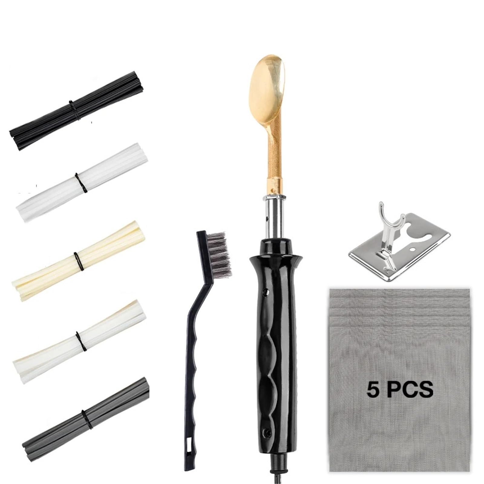 Plástico Soldadura Máquina Kit de soldador para reparación de parachoques de coche de 50 W/150 W,máquina de soldar plástico con PP, PE, PVC y ABS.(50W SET)