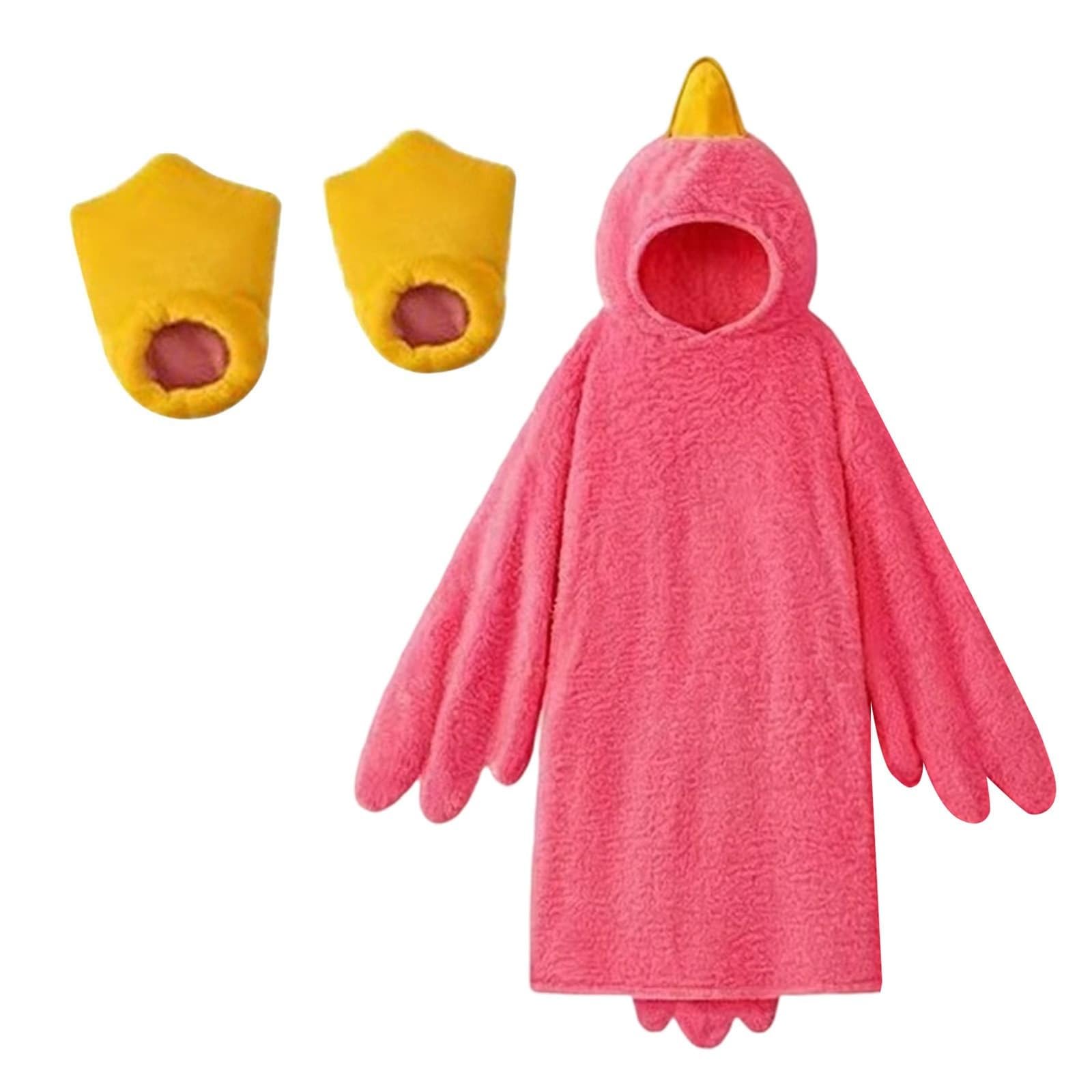 Wearable Blankets for Kids Funny Warm Goose Costume Duck Blanket Hoodie — image 1