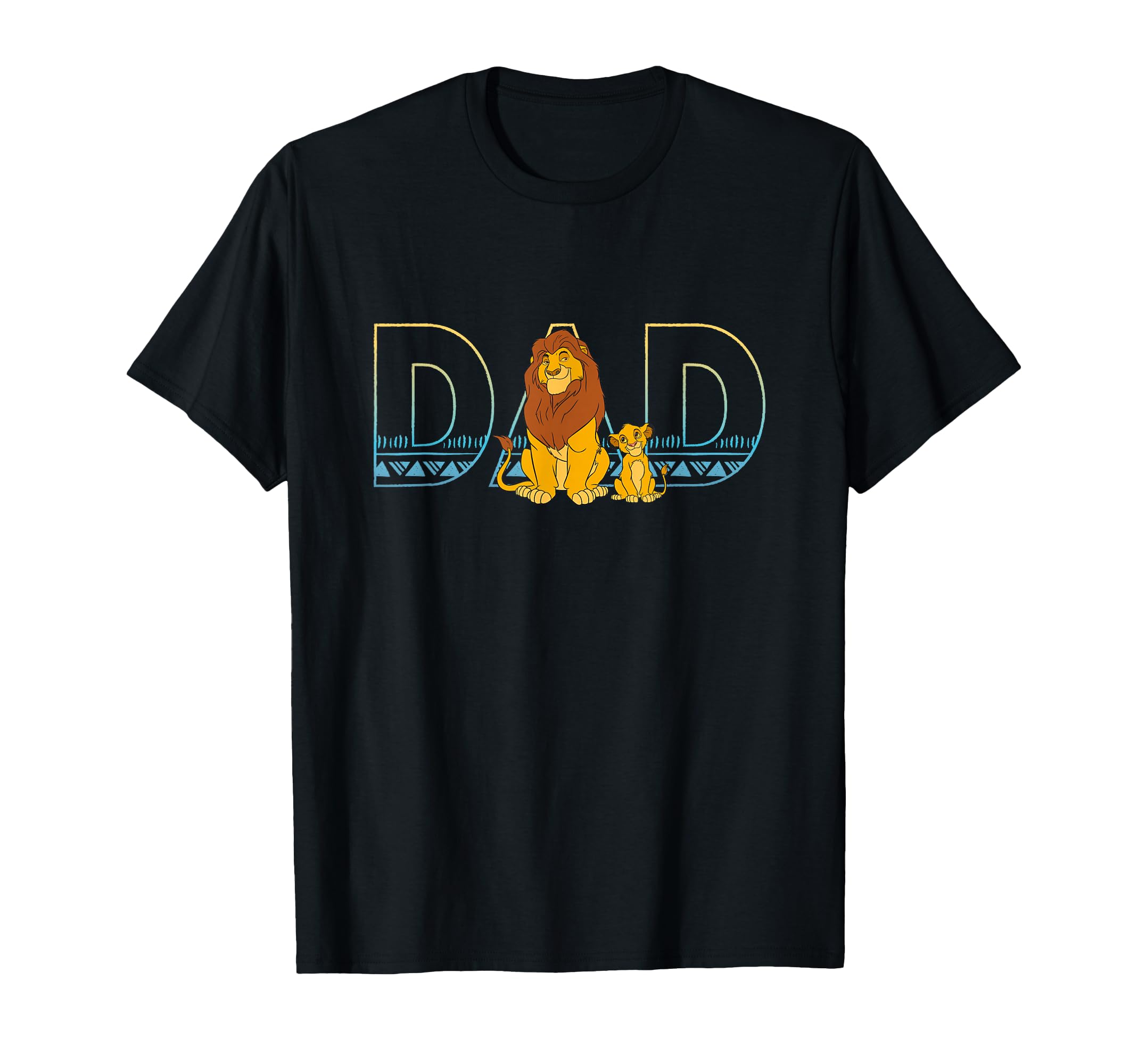 The Lion King Simba and Mufasa Dad T-Shirt