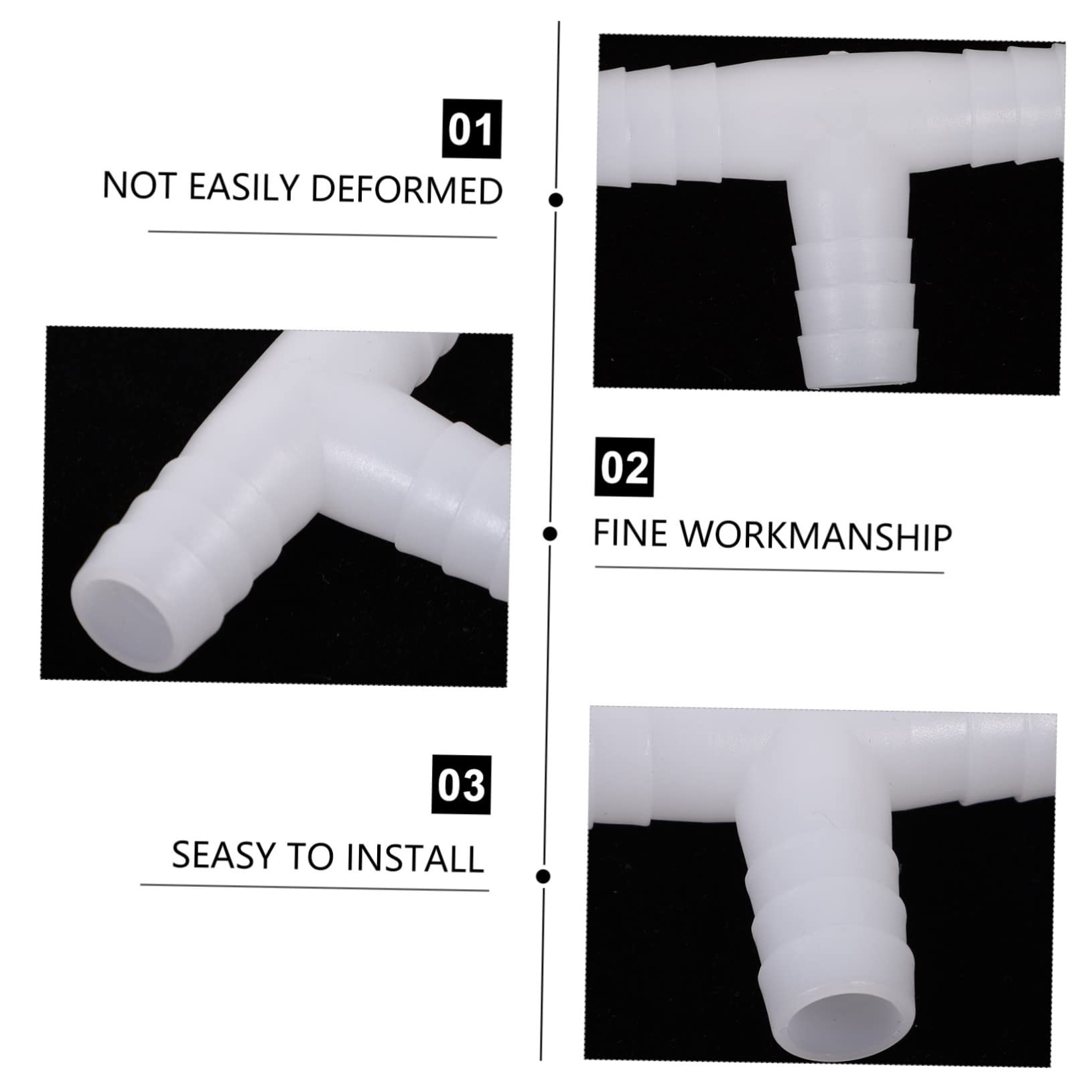 Toddmomy Conector De Manguera De Rápido Y Flexible Adaptador para Manguera para Jardín Y 10 Piezas X 5