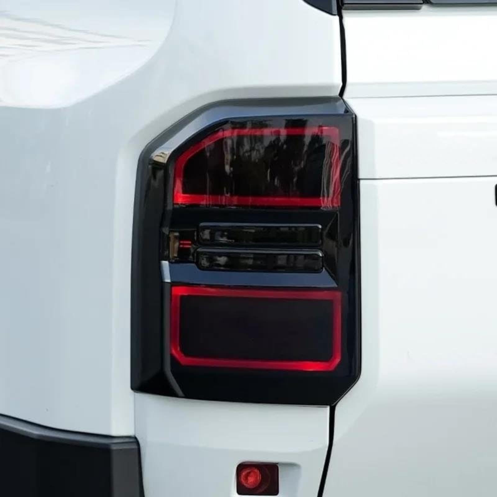 Osłona światła tylnego, dla TOYOTA, dla Land Cruiser 250, dla Prado Lc250 2024 2025 czarna osłona i tylne osłony hamulców Osłona tylnej lampy auta