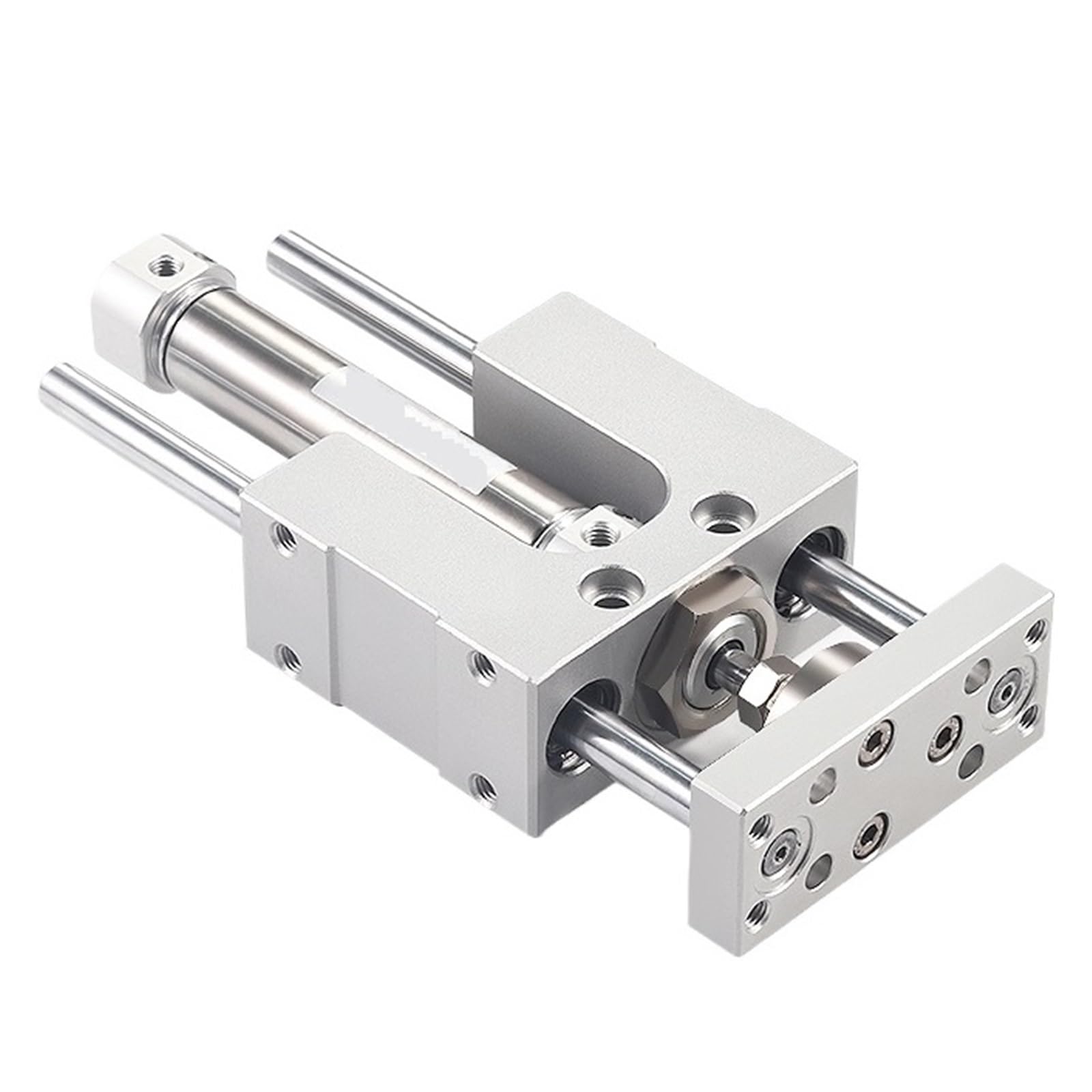 Cylinder Pneumatyczny Trójosiowy Trójprętowy Wspornik Prowadzący Z Cylindrem Buforowym Powietrza TMICM12/16/20/25X25X50X75S Precyzyjna Płynna Praca(TMIM12,Stroke 125mm)