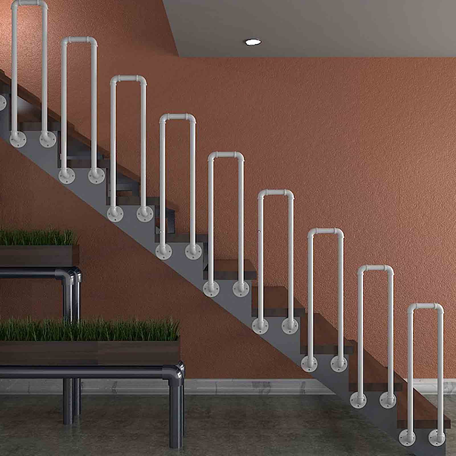 Main courante d'escalier pour enfants : garde-corps de sécurité en U