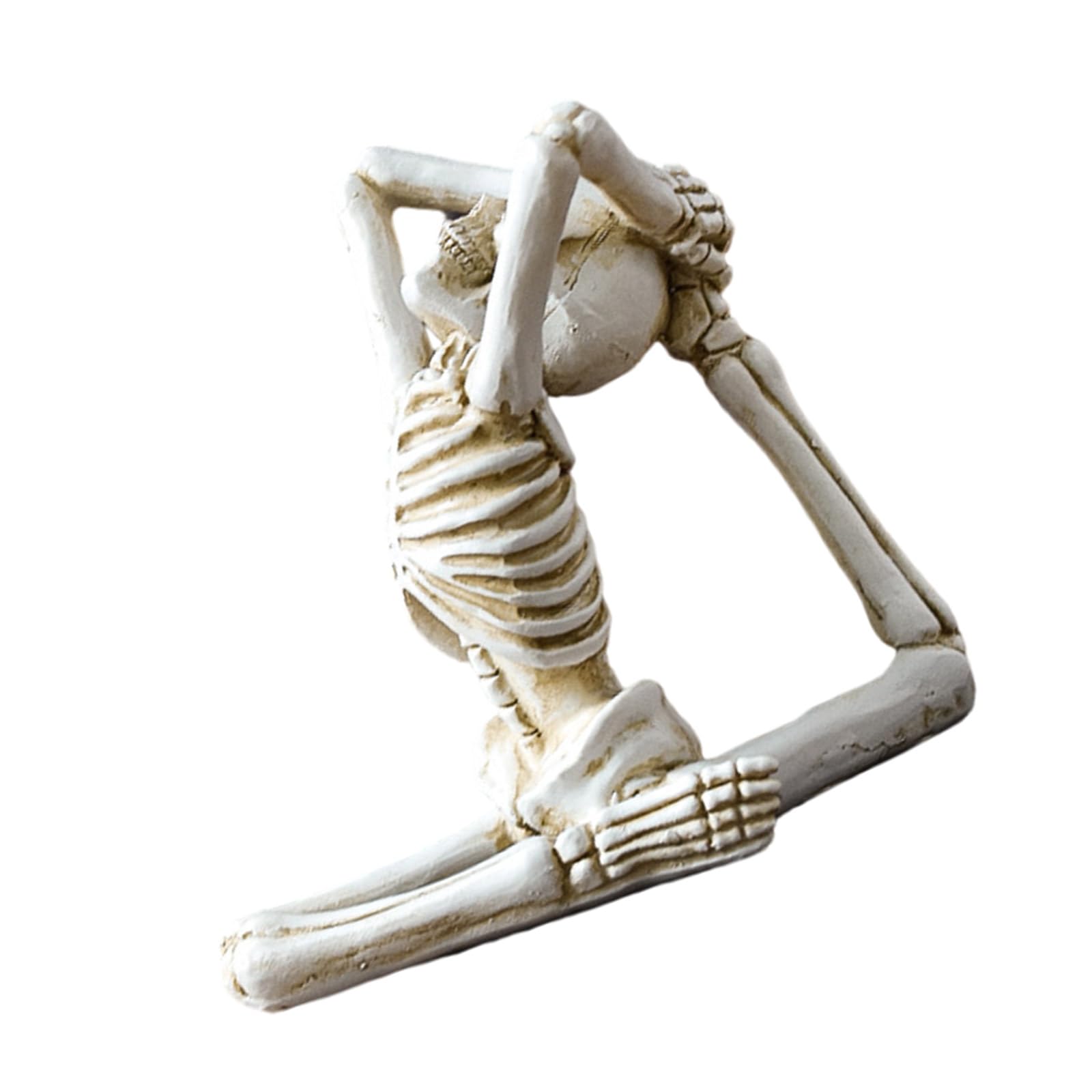 Skeletons Yogas Figurines for Home Decoration Resins Statues Spiritual Meditations Sculptures for Bookshelf Table Countertops