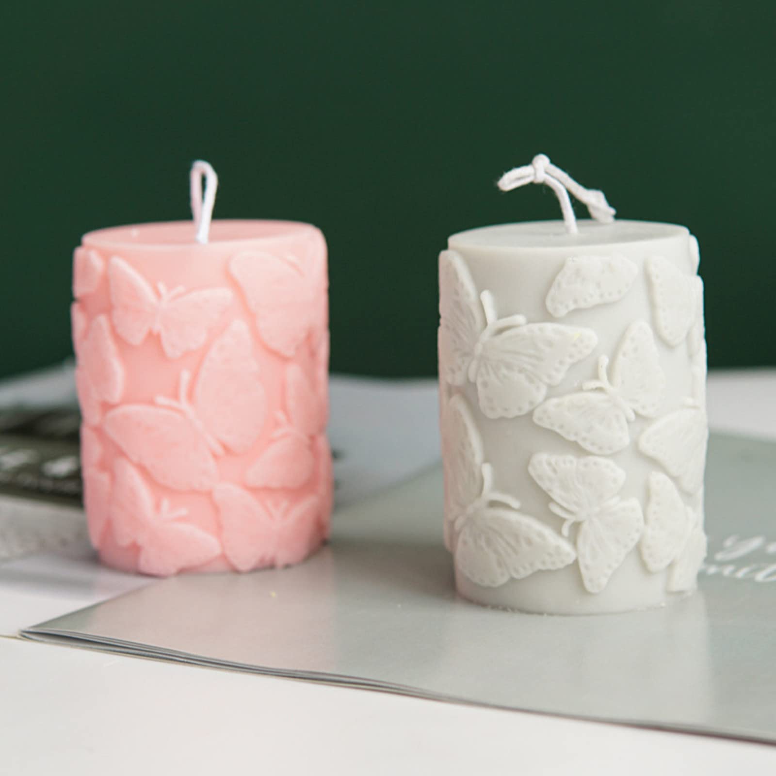 Silikon-Kerzenformen Schmetterling & Frangipani – Wiederverwendbare Gießform Für Kerzen, Seife & Gips