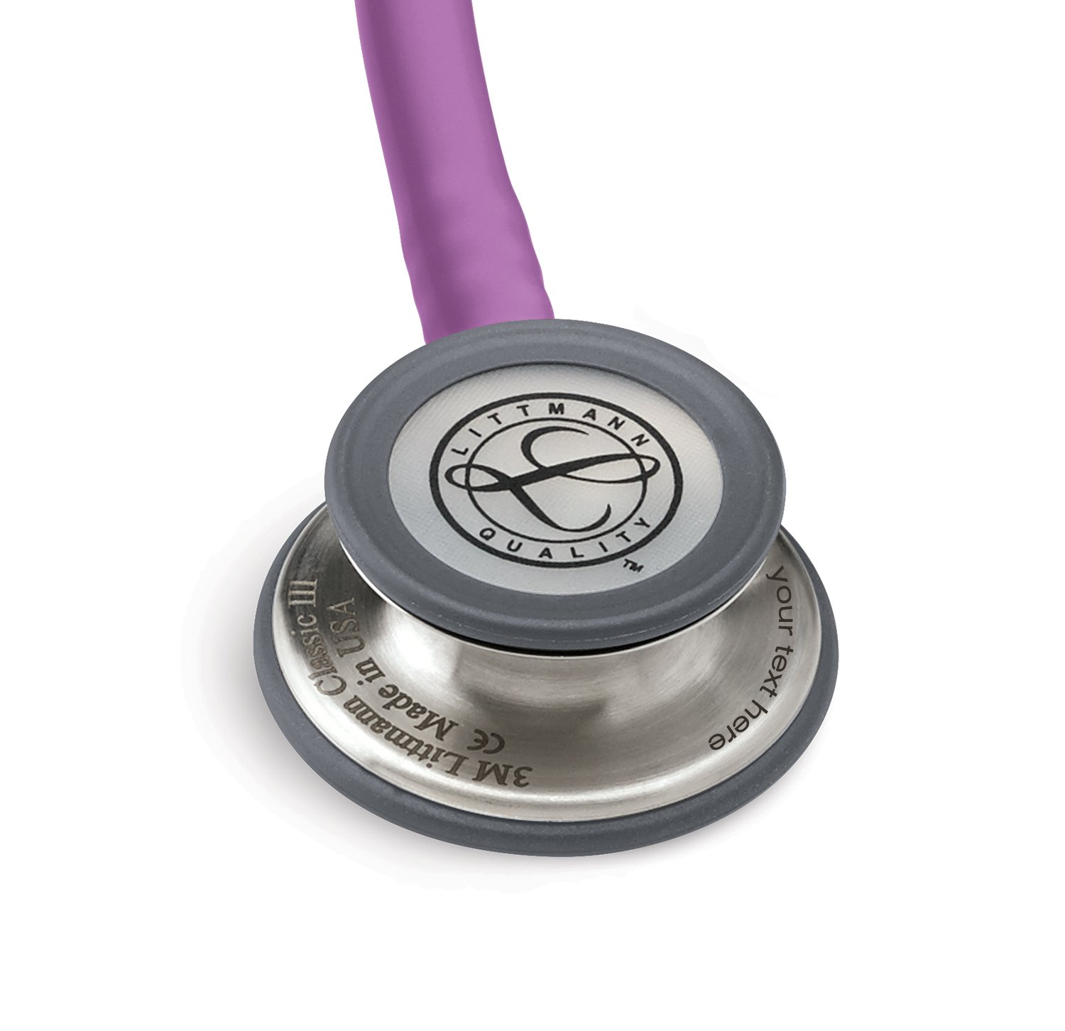 3M Littmann Classic III Estetoscopio con Grabado Gratuito y Linterna Pupilar de Regalo (Lavanda)