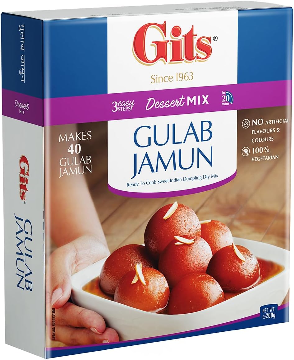 Gits Gulab Jamun Mix 200gram Box