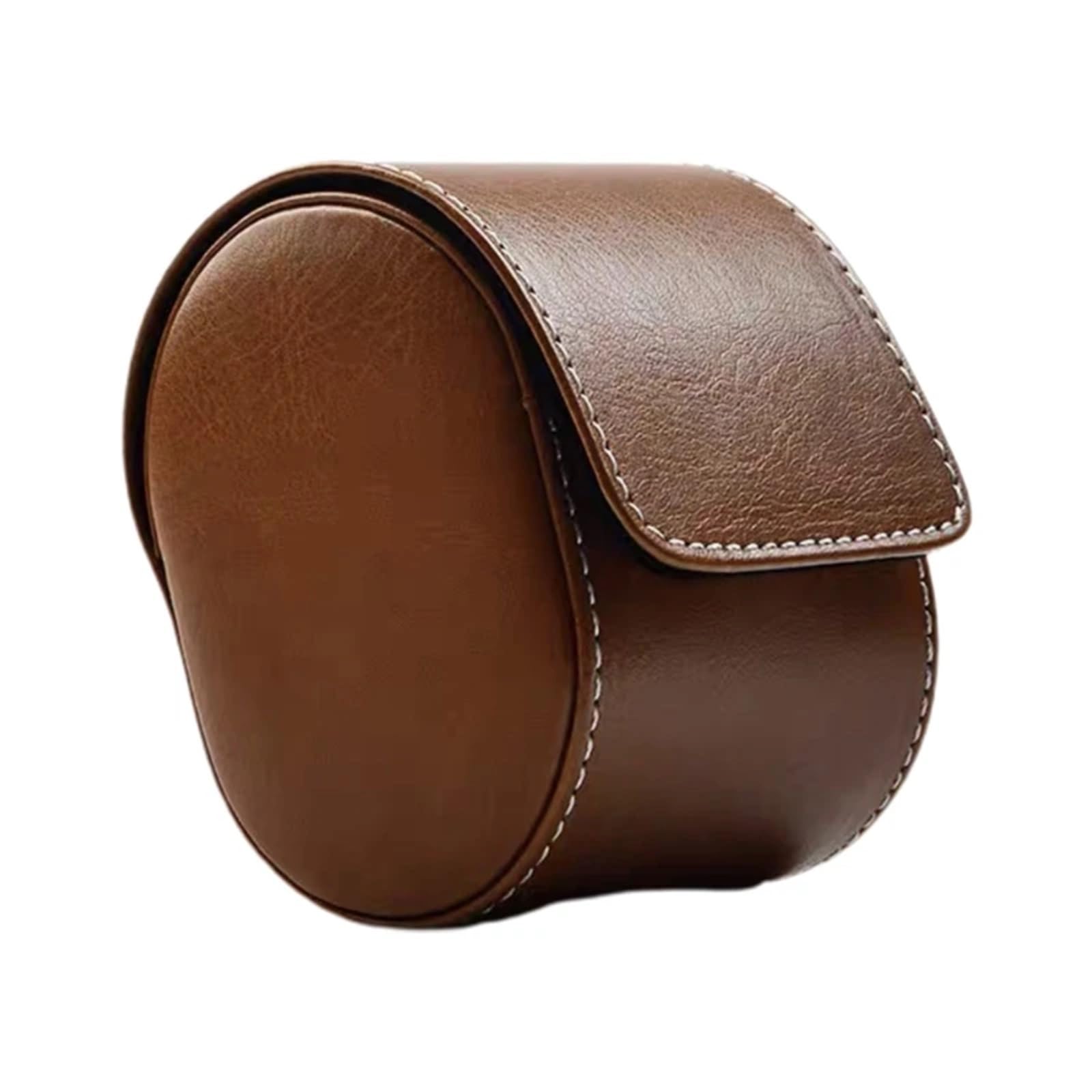 ZHSOAO 2pcs 1 Slot Travel Watch Case Waterproof Wristwatch Roll PU Leather For Jewelry Display Commercial Gift for Men & Women