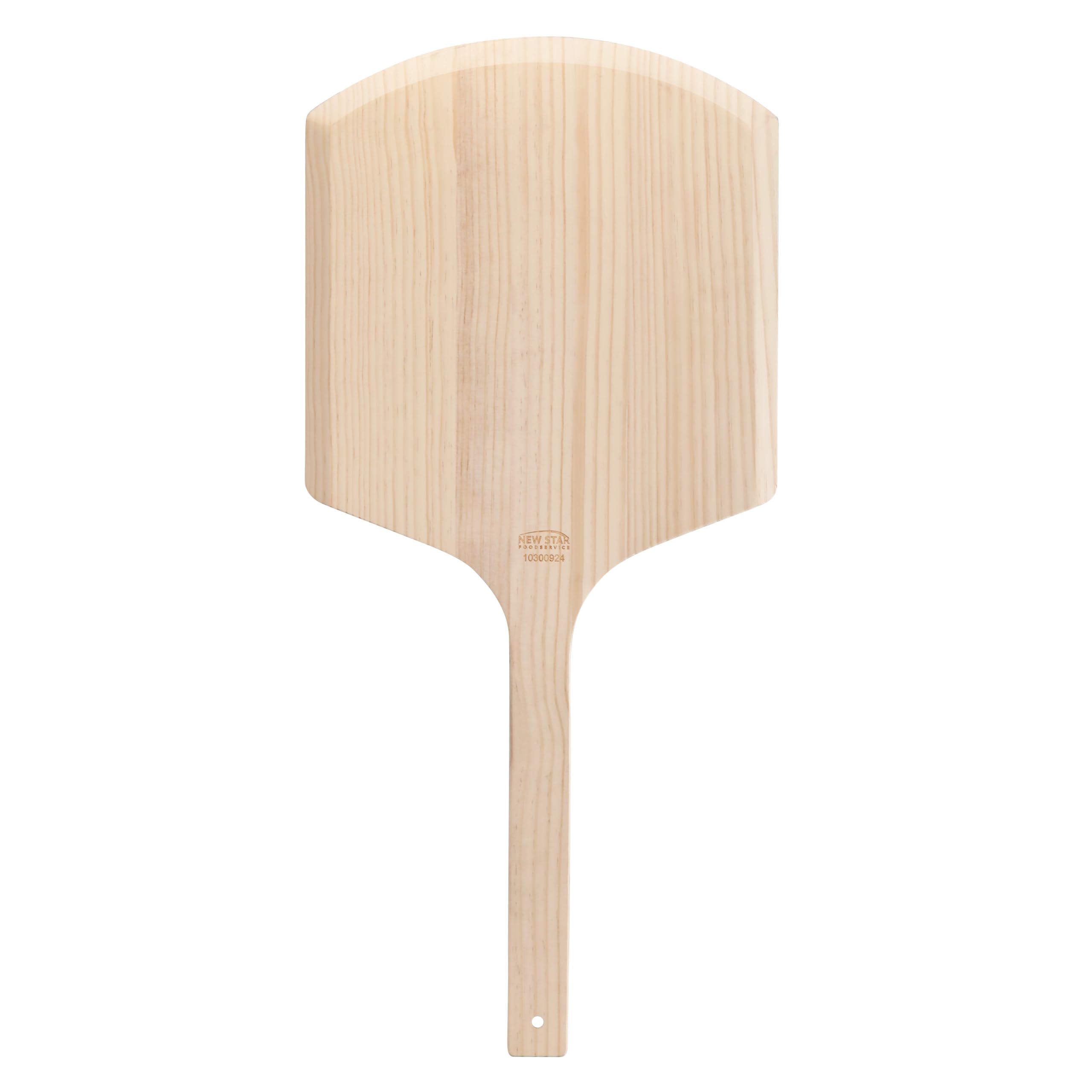New Star Foodservice 1029970 Wooden Pizza Peel, 16" L x 14" W, 30"