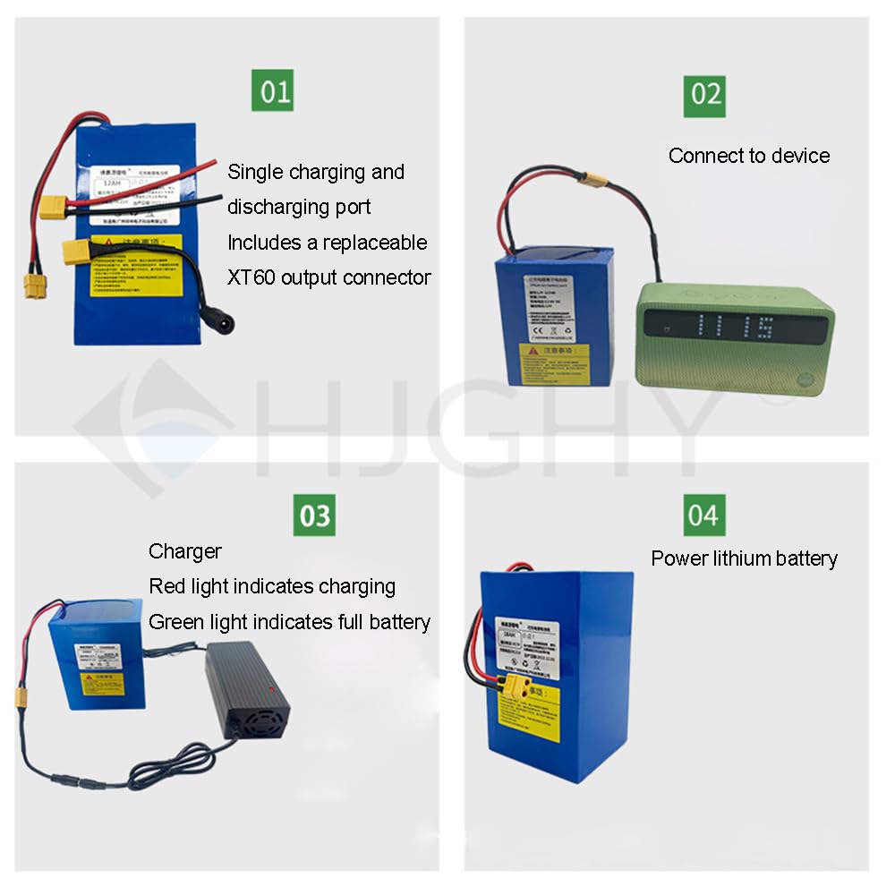 Batteria agli ioni di Litio da 18,5 V, 12 Ah, 18 Ah, 24 Ah, 30 Ah, 36 Ah, Batteria al Litio di Ricambio da 21 V per Trapano Elettrico, Sega da potatura, aspirapolvere