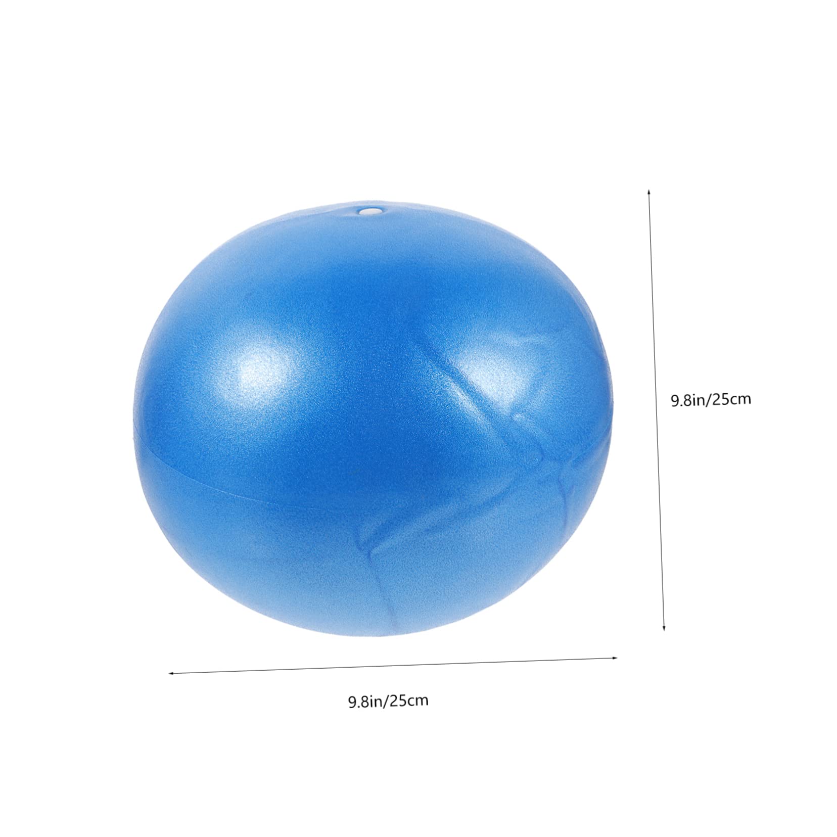 Hemoton Fitness Pilates Ball 25cm Mini Home Workout Exercise Ball Multi-use Yoga Supply