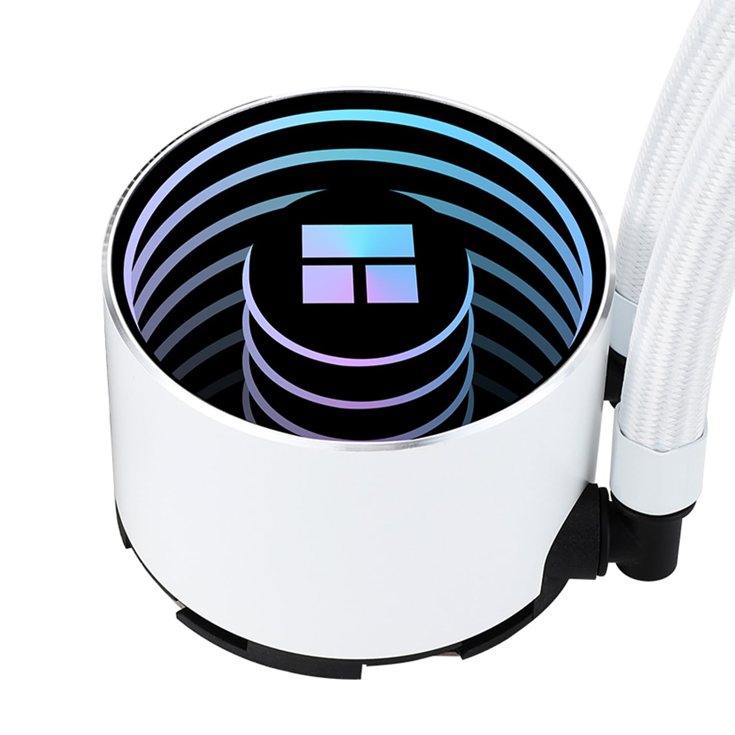 Thermalright-TR Frozen Notte 360 WHITE ARGB V2 - Raffreddatore per CPU AM5/AM4, Inltel lga1851/1700,5 V ARGB illuminazione, 3 x 120 mm PWM ventilatore 2000 RPM
