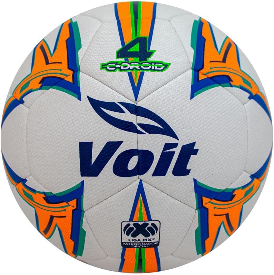 Voit C-Droid Soccer Ball No.5, Orange: Fusion of Innovation and Passion, Perfect for Amateur Football Enthusiasts, Hybrid Tech