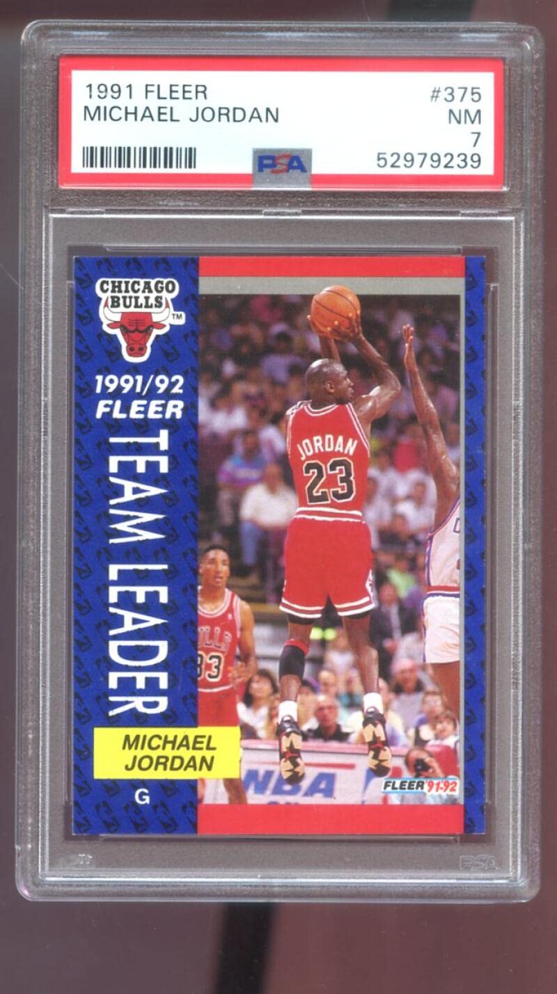 最安値 [美品][鑑定PSA-9] 1991 Fleer マイケル ジョーダン 1990