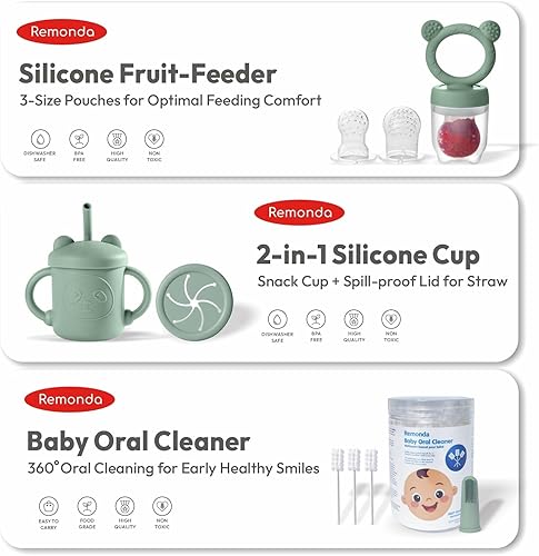 Miniatura 5 de Juego de alimentación de bebé de silicona sin BPA, platos de succión extragrandes, cuencos para niños, utensilios de autoalimentación y más, apto