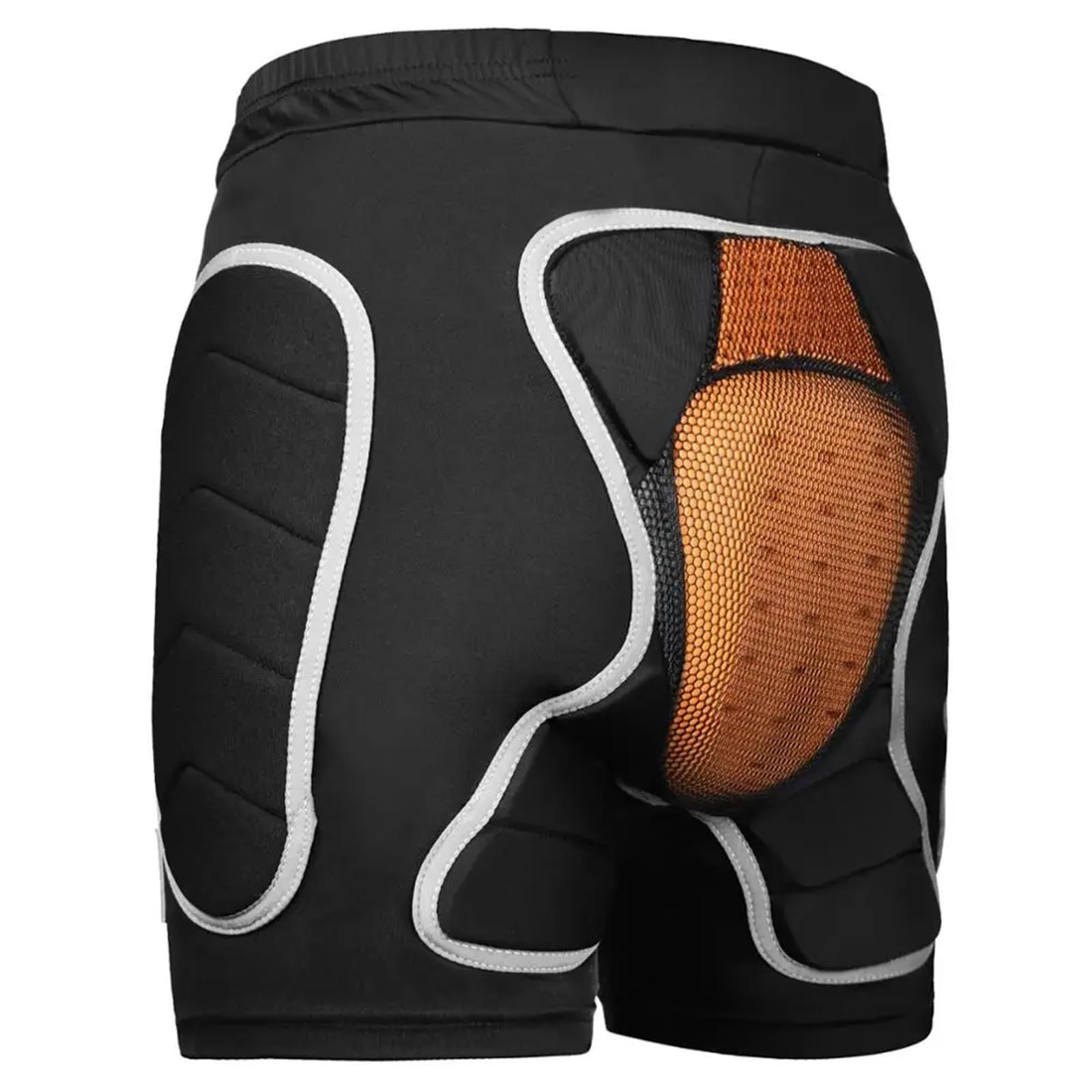Shorts De Protection Hip Pad Short rembourré de Protection de Ski Équipement de Protection rembourré en EVA 3D for Le Snowboard, Le Skate et Le Ski(XL)