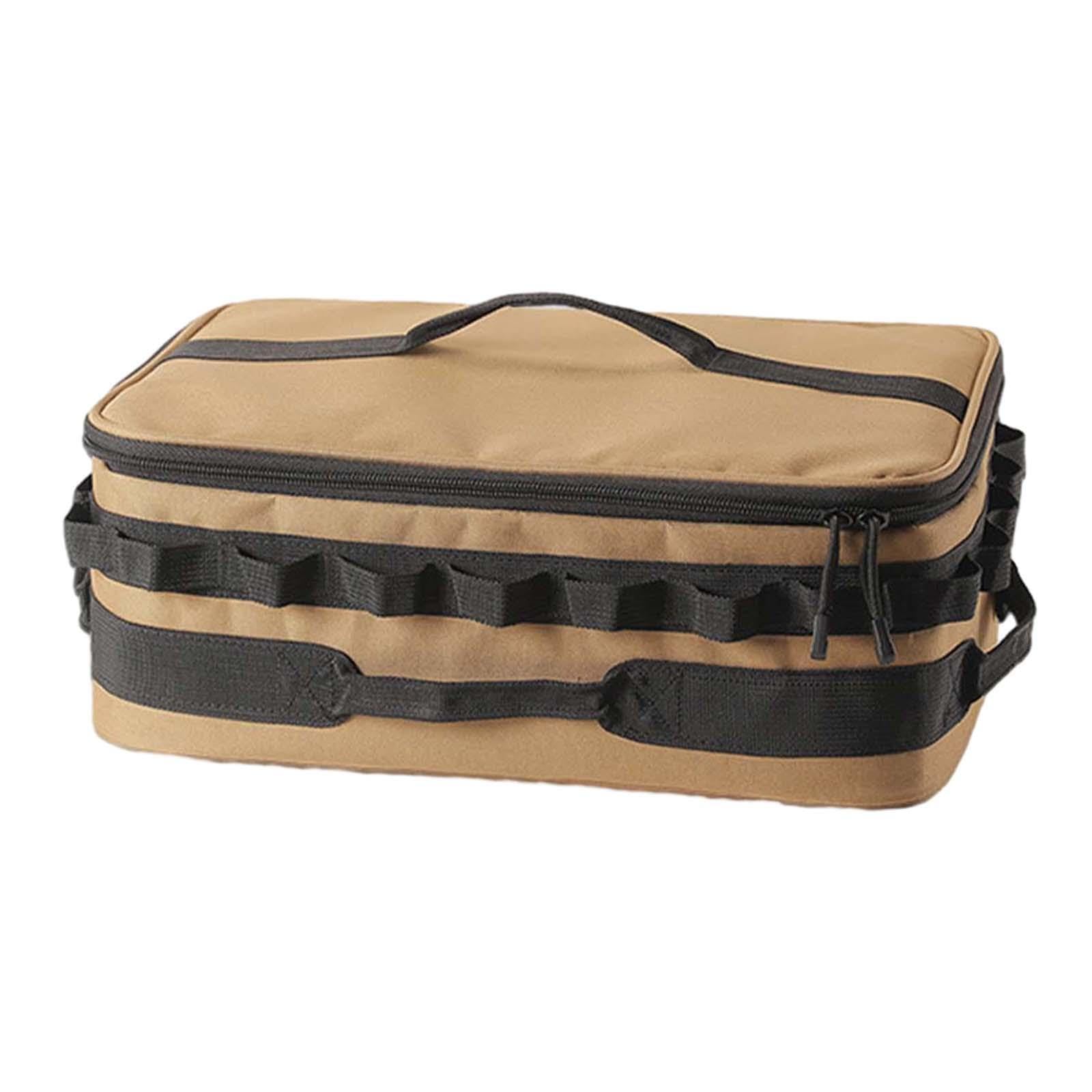 Borsa portaoggetti da picnic con resistente borsa portaoggetti portatile per bombole, comoda da trasportare durante le attività all'aperto, da