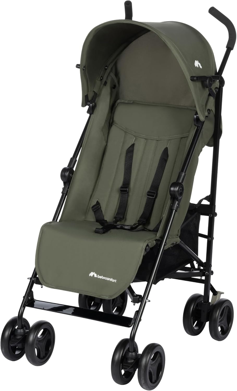 Bebeconfort Rainbow Passeggino Leggero e Reclinabile, Pieghevole Chiusura ad Ombrello, Passeggino da Viaggio Maneggevole e Compatto, 6 mesi - 4 anni, Fino ai 22 kg, colore Mineral Green