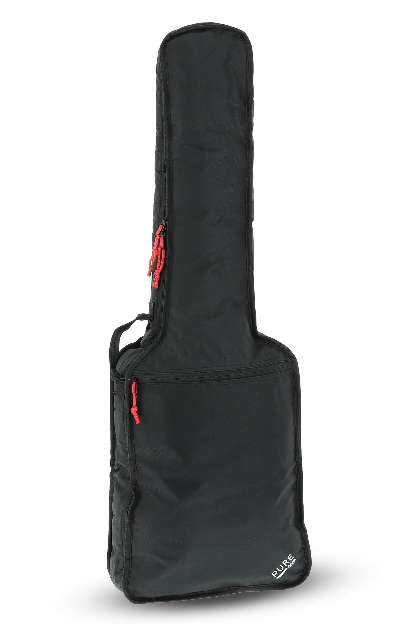 GEWA Guitar Gig Bag Series 103 Electric Guitar, Guitar Bag (tear-proof protection, 3 mm foam padding, practical bag, Cordura 600, adjustable backpack straps), Black