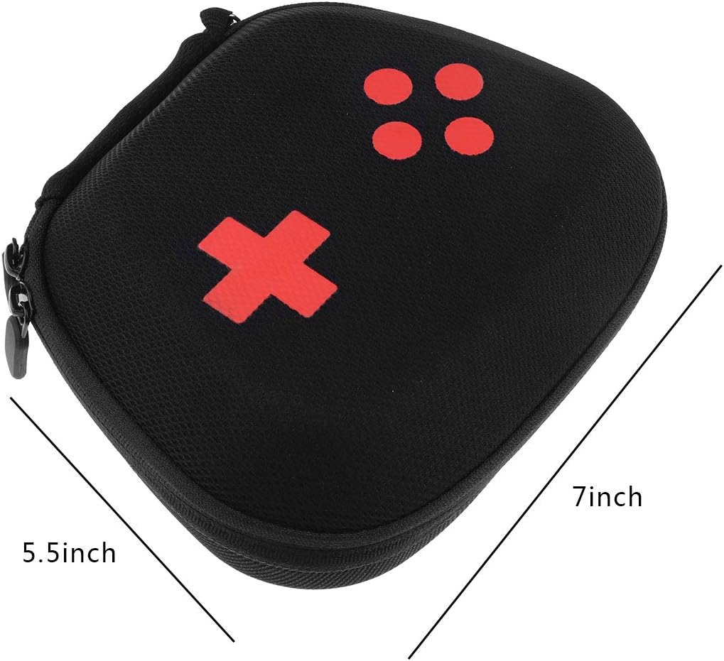 CHICTRY PS4 Controller Gamepad Carrying Case Shockproof EVA Hard Case Portable Travel Storage Bag with Wrist Strap