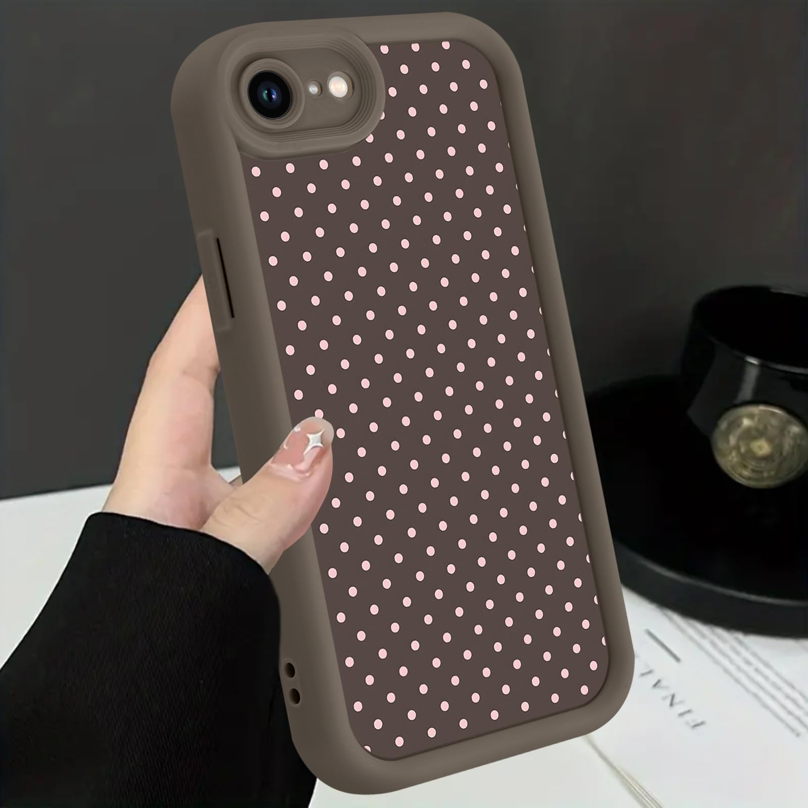 Amazon.com: Zrutru Cute Polka Dots Case for iPhone 16e/iPhone 17e 