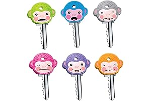 6 Pcs House Key Caps Covers Fits Most Standard keys