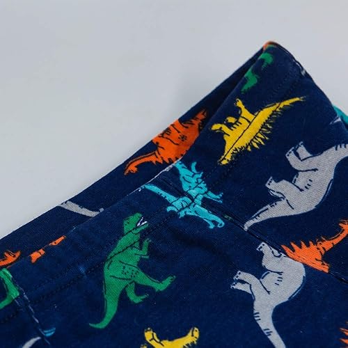 Miniatura 6 de Calzoncillos 100% algodón para niños pequeños, ropa interior suave de dinosaurio para niños pequeños
