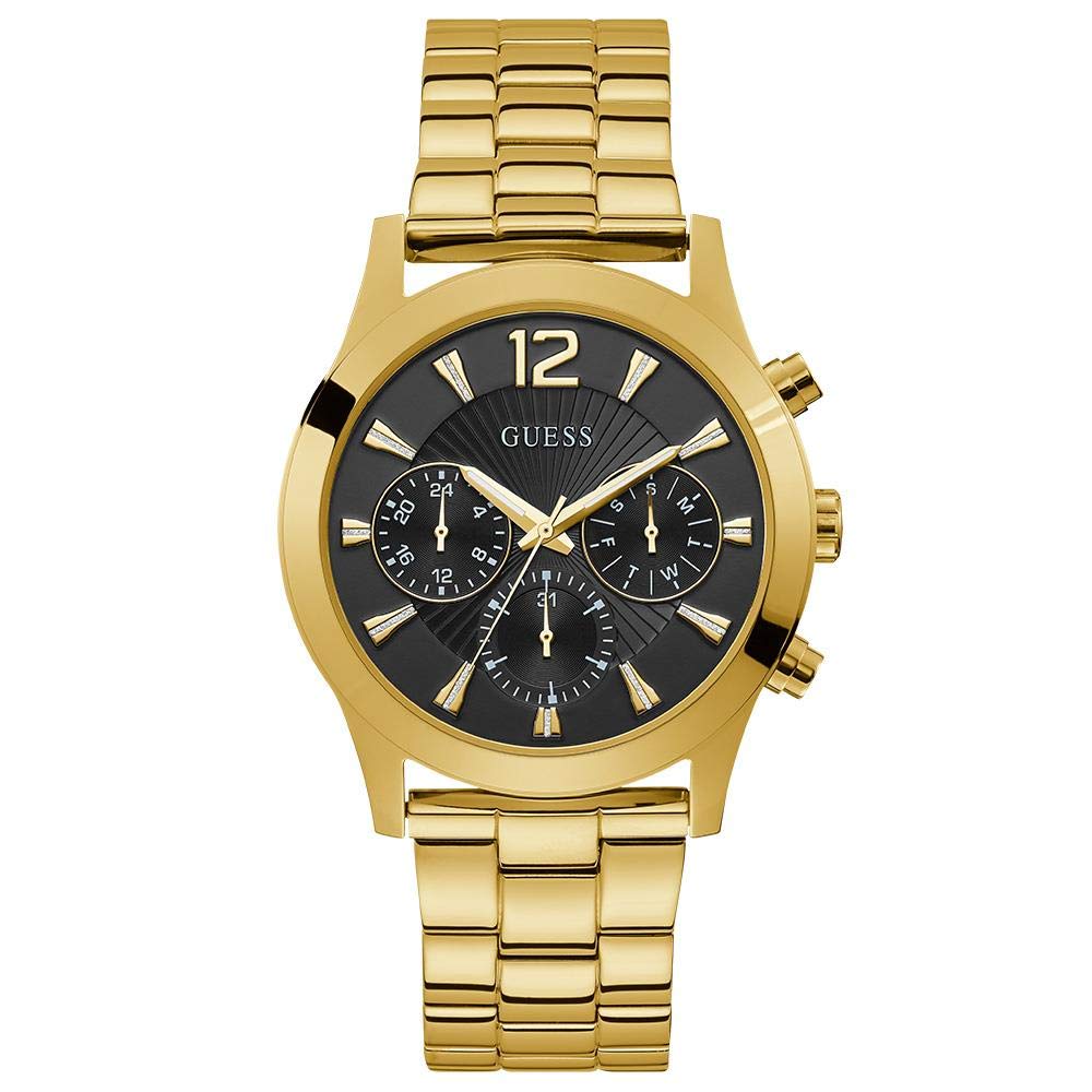 GUESS Reloj Analógico para Mujer de Cuarzo con Correa en Acero Inoxidable W1295L2