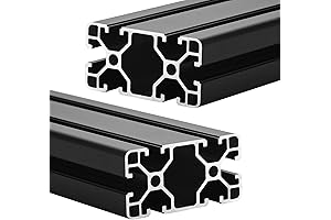 8040 Black Aluminum Extrusion for 3D Printer and CNC DIY Projects