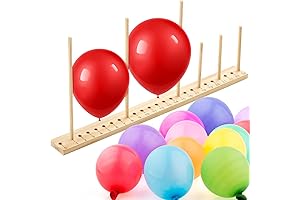 24-Inch Adjustable Wood Balloon Sizer Ruler Measuring Tool for Arch, Towers, Ring Decorations