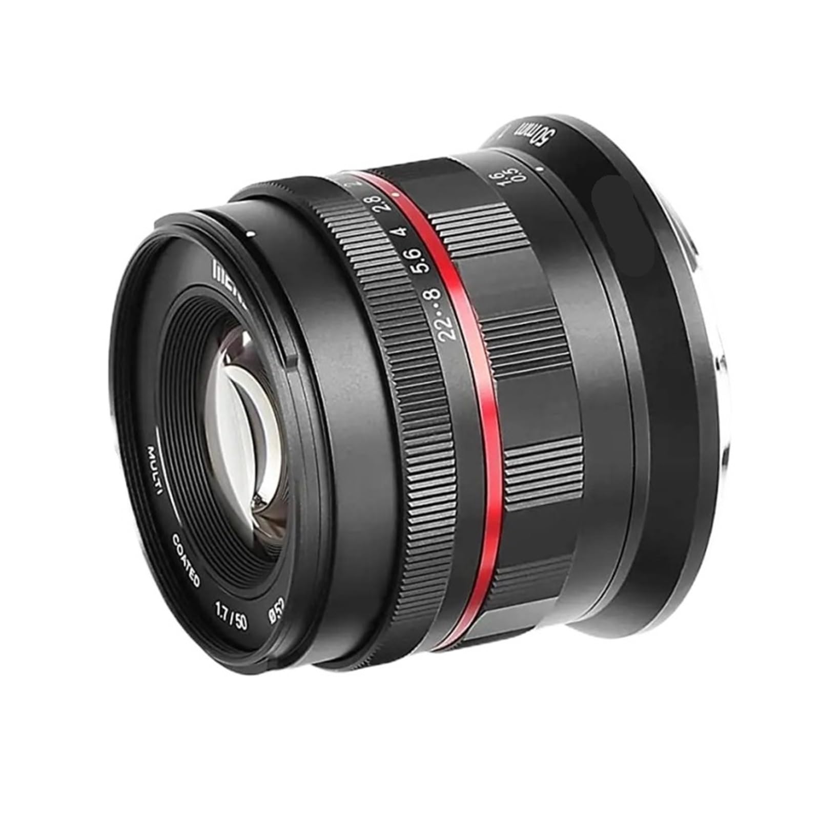 Objetivo 50mm F1.7 MF, Compatible con Sony, Montura FE E | Objetivo full frame para cámaras sin espejo, A7RIII A7III A7RIV A7IV A7 A9, filtro 52mm, 6 hojas