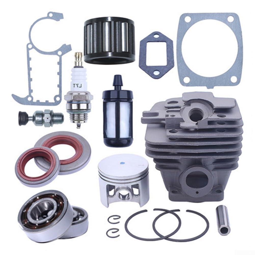 MS361 Kit cilindro motosega 47 mm per pistoni cuscinetti albero motore guarnizioni kit di ricostruzione motore compressione migliorata parti di ricambio professionale motosega set di riparazione