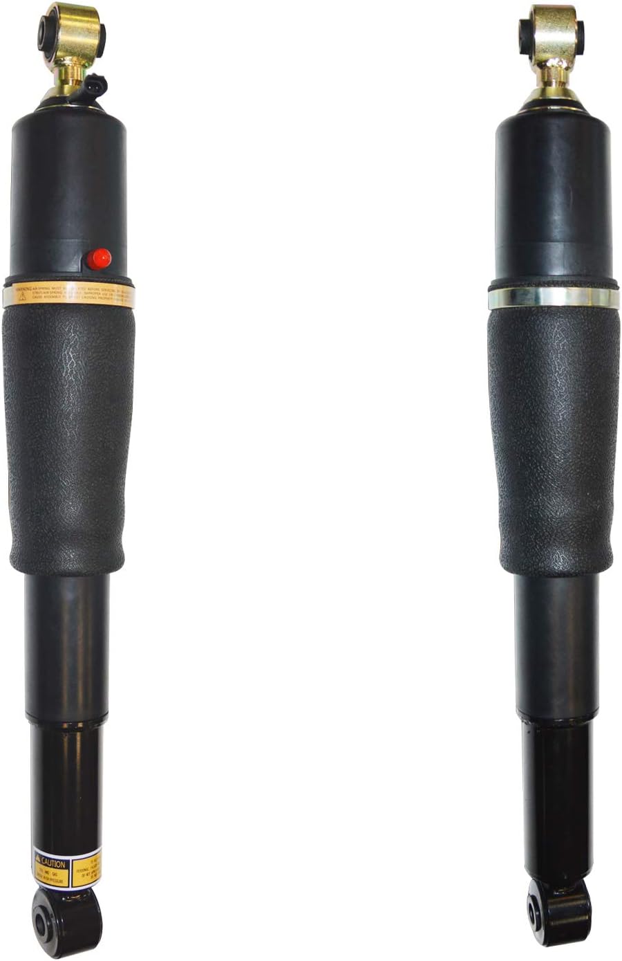 N0001 2 Pieces 1 Pair Suspension Rear Electronic Inductive Air Ride Shock Absorber Set Assembly Replacement Compatible with 2002-2014 for Escalade