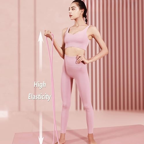 Miniatura 3 de Figura 8 - Banda de resistencia para mujer, bandas de resistencia de 25 libras para entrenamiento, bandas elásticas de brazo para espalda y hombro,