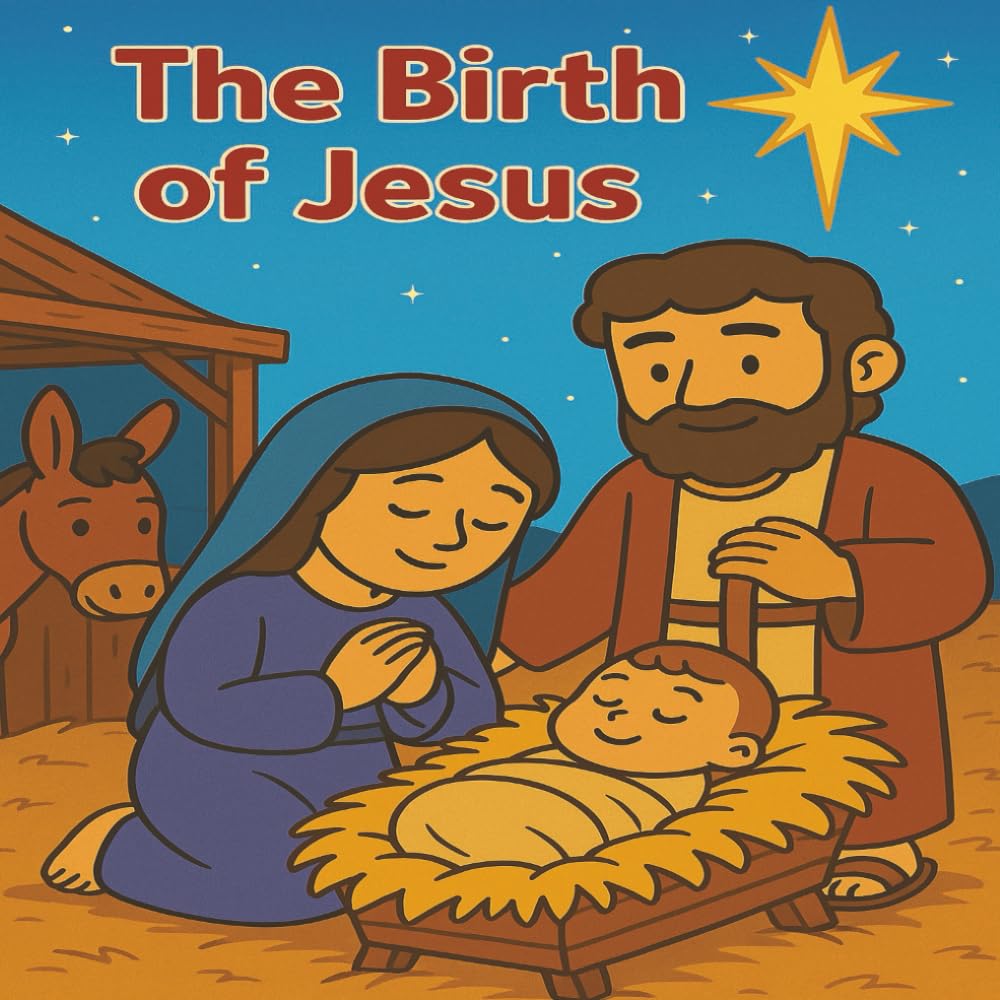 The Birth of Jesus: A Beautifully Illustrated Bible Story for Children About the First Christmas and God’s Greatest Gift