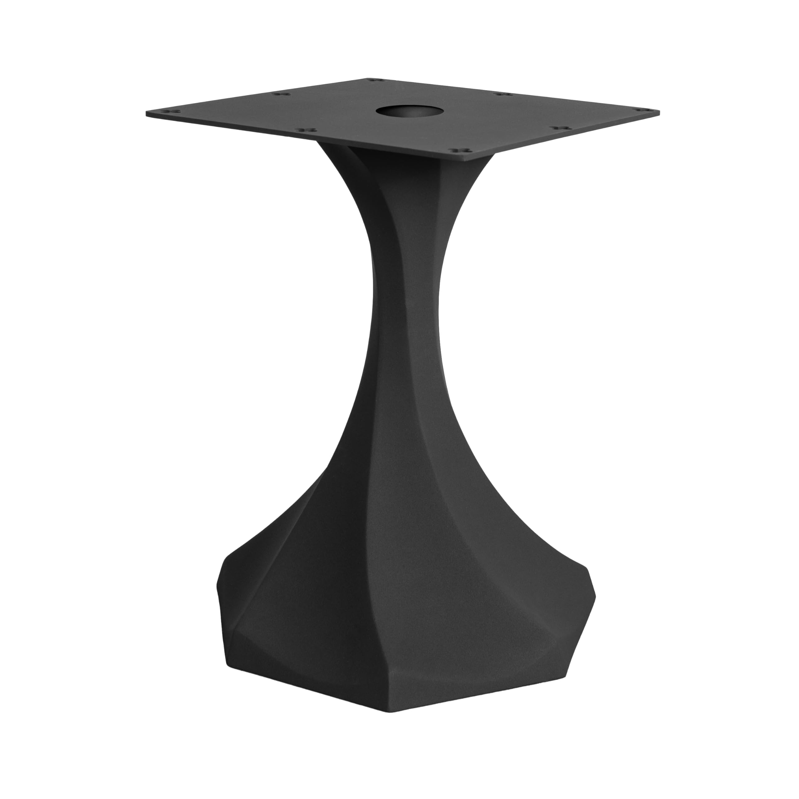 Flowyline Black Metal End Table Base 15