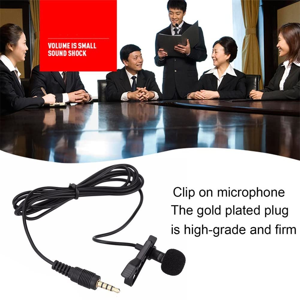 Microfono a risvolto – Noise Cancellin Tiny – Microfono multiuso per karaoke, mixer e conferenze