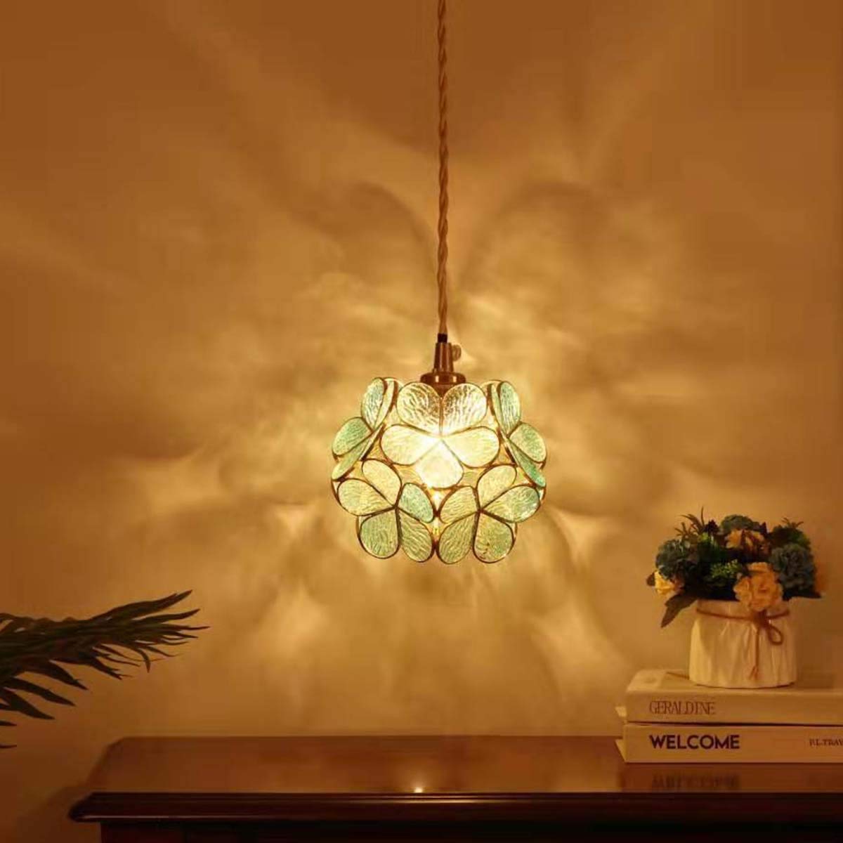 ステンドグラスランプ 吊り下げ式 【公式通販】