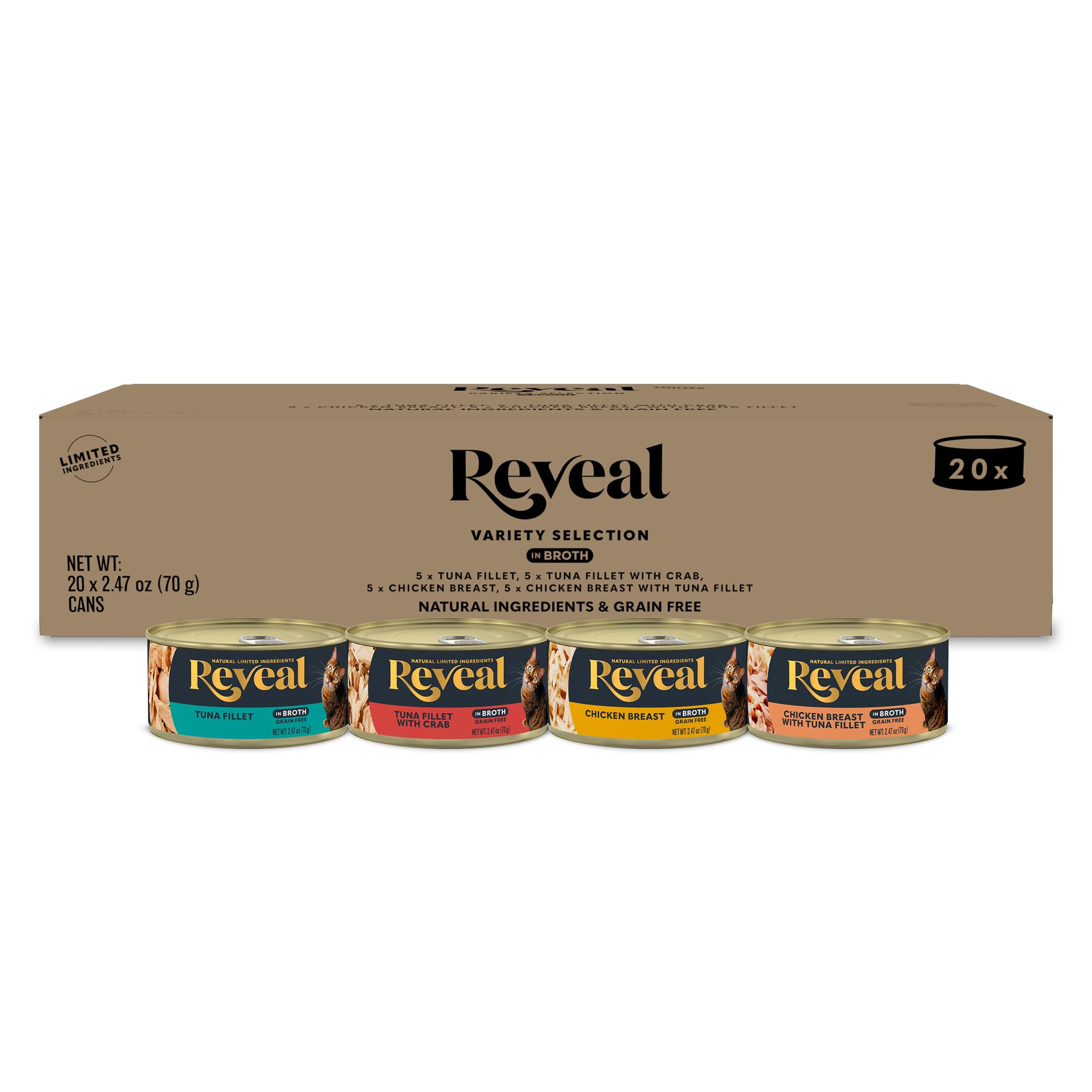 Reveal Natural Wet Cat Food Variety Pack
