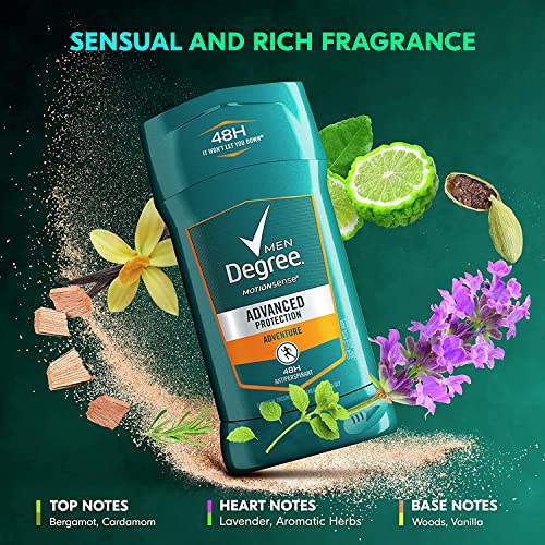 Desodorante antitranspirante para hombre Degree Men 2.7 oz pack 18 miniatura 5